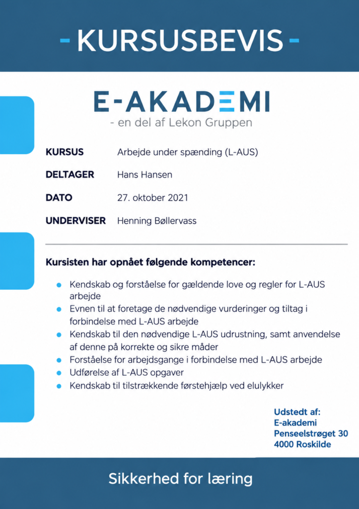 Ansættelsesrelaterede dokumenter
